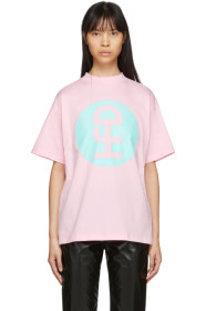 Honey Fucking Dijon - Pink Large Logo T-Shirt