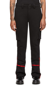 Youths in Balaclava - Black Fleece Bunker Pant