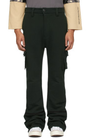 Youths in Balaclava - Green Fleece Bunker Cargo Pants