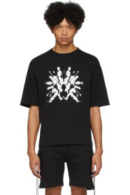 Youths in Balaclava - Black Photochromic Ink Blot T-Shirt