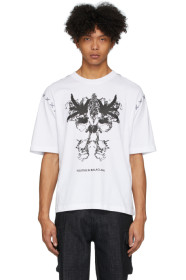 Youths in Balaclava - White Stitching T-Shirt