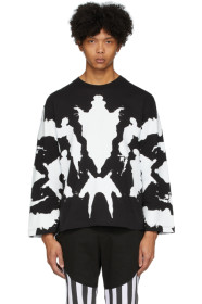 Youths in Balaclava - Black Photochromic Ink Blot Long Sleeve T-Shirt