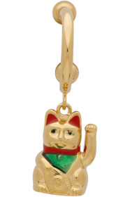 Safsafu - Gold Single Neko Earring