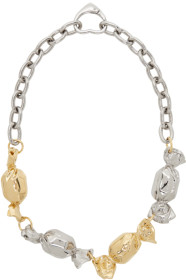 Safsafu - SSENSE Exclusive Gold & Silver Candy Necklace