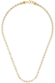 Mondo Mondo - Gold Crystal Choker Necklace
