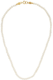 Mondo Mondo - White Petite Pearl Choker Necklace