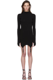 Dion Lee - Black Garter Mini Dress