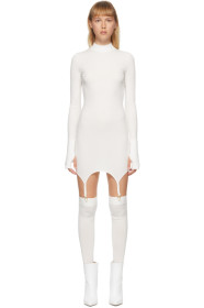 Dion Lee - White Garter Mini Dress