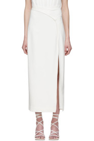 Dion Lee - White Interlock Skirt