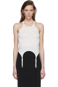 Dion Lee - White Garter Tank Top