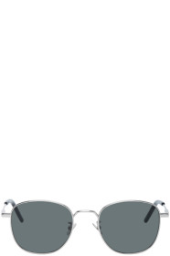 Saint Laurent - Lunettes de soleil argentées New Wave SL 299