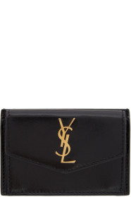 Saint Laurent - ブラック アップタウン カード ホルダー
