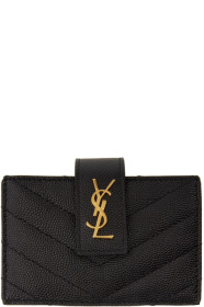 Saint Laurent - Porte-cartes noir Monogramme Business