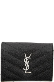 Saint Laurent - Porte-cartes noir Monogramme