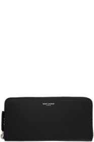 Saint Laurent - Portefeuille à glissière noir