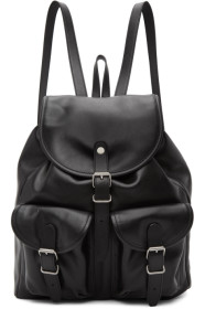 Saint Laurent - Black Venice Backpack