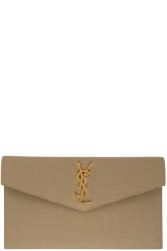 Saint Laurent - 驼色 Uptown 手拿包