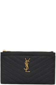 Saint Laurent - Pochette noire Monogramme Bill