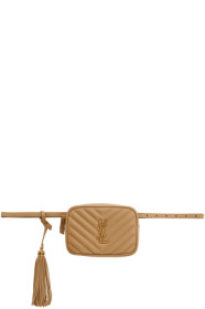 Saint Laurent - Beige Lou Belt Bag