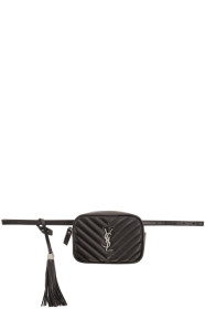 Saint Laurent - Sac-ceinture noir Lou