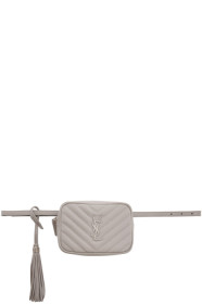 Saint Laurent - Grey Lou Belt Bag