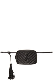Saint Laurent - Black Lou Belt Bag