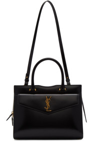 Saint Laurent - Sac noir Medium Uptown