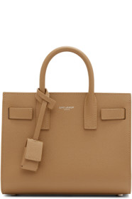 Saint Laurent - 棕色 Nano Sac De Jour 托特包