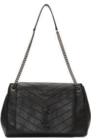 Saint Laurent - Sac noir Medium Nolita