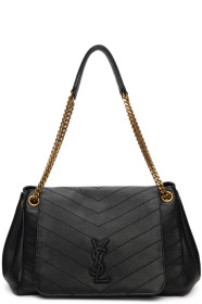 Saint Laurent - Sac noir Medium Nolita