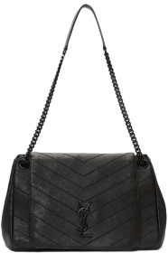 Saint Laurent - Sac noir Medium Nolita