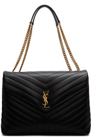 Saint Laurent - Black Large Loulou Bag