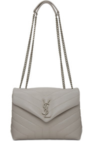 Saint Laurent - Grey Small Loulou Bag