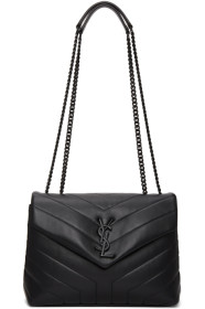 Saint Laurent - Black Small Loulou Monogram Bag