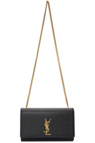 Saint Laurent - Sac noir Medium Kate