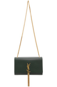 Saint Laurent - グリーン ミディアム ケイト バッグ