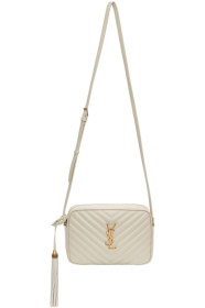 Saint Laurent - White Lou Camera Bag