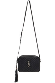 Saint Laurent - Sac caméra noir Lou