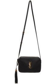 Saint Laurent - Black Smooth Lou Camera Bag