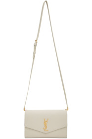 Saint Laurent - White Uptown Wallet Bag