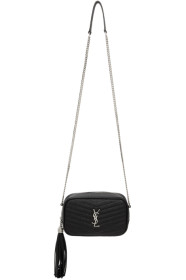 Saint Laurent - ブラック モノグラム ミニ ルー カメラ バッグ