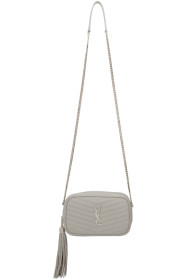 Saint Laurent - Grey Mini Lou Camera Bag