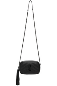 Saint Laurent - Black Monogramme Mini Lou Camera Bag