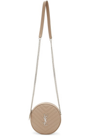 Saint Laurent - Beige Round Jade Camera Bag
