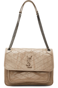 Saint Laurent - Taupe Medium Niki Bag