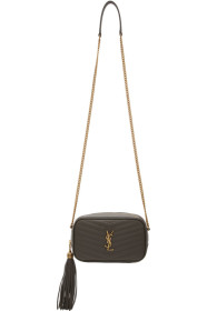 Saint Laurent - Grey Mini Lou Camera Bag
