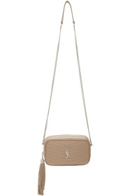 Saint Laurent - Beige Mini Lou Camera Bag