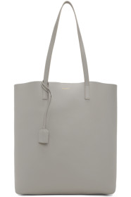 Saint Laurent - Grey North/South Shopping Tote