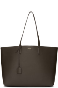 Saint Laurent - Grey East/West Shopping Tote