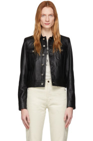 Saint Laurent - 黑色 Classic 皮革夹克